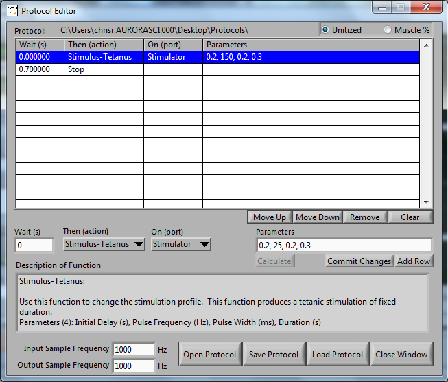 Force Frequency Protocol Force Frequency Protocol