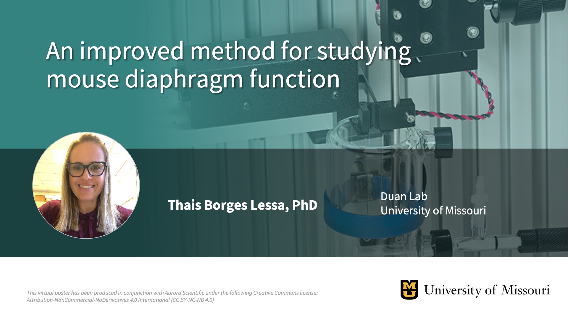 Virtual Poster - An Improved Method for Studying Mouse Diaphragm Function